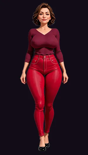 The same character rendered in Alsion's Anime 3D sprite style.